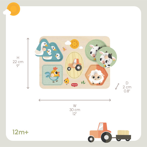 Фото - Інтерактивний сортер Tiny Love Farmers Funday від 12 міс. (1511106830)