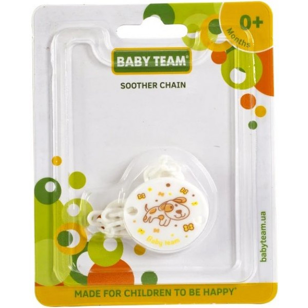 Фото - Держатель пустышек Baby Team 3333_собачка
