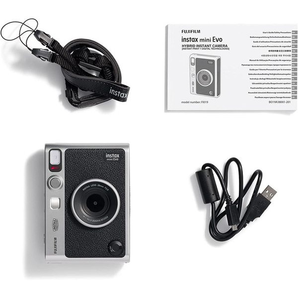 Фото - Фотокамера миттєвого друку Fujifilm Instax Mini EVO Black Type-C (16812467)