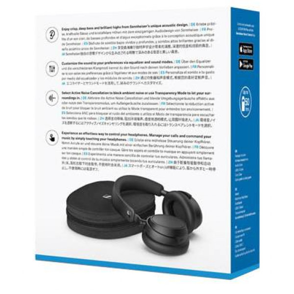 Фото - Навушники повнорозмірні бездротові Sennheiser Accentum Plus Wireless Black (700176)