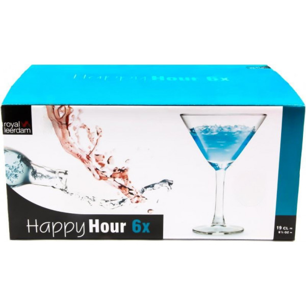 Фото - Набір келихів Libbey Happy Hour 190мл 6 шт. для коктейлю (31-225-083)