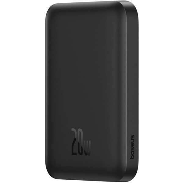 Фото - Батарея мобільна Baseus Magnetic Wireless 6000mAh Mini Air 20W PD,QC, USB-C In/Out, Qi-15W Black (P10059002113-00)