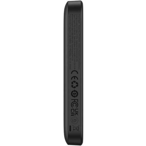 Фото - Батарея мобільна Baseus Magnetic Wireless 6000mAh Mini Air 20W PD,QC, USB-C In/Out, Qi-15W Black (P10059002113-00)