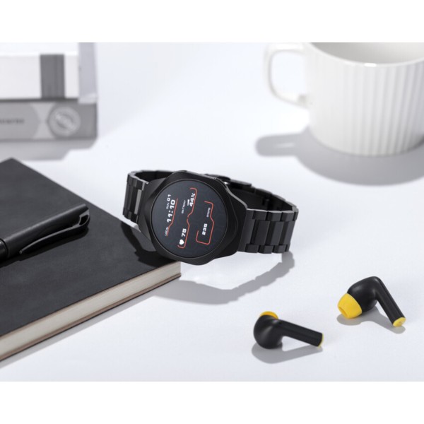Фото - Смарт-часы Canyon Hexagon SW-88 BT-CALL Black (CNS-SW88BB)