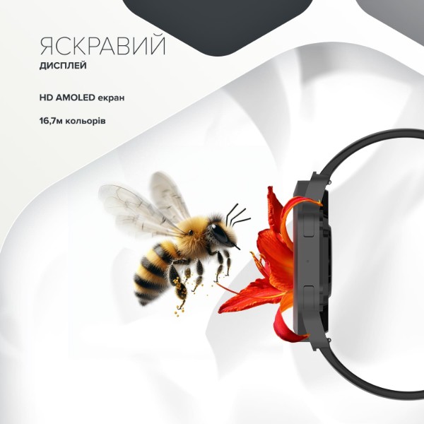 Фото - Смарт-часы Canyon Hexagon SW-88 BT-CALL Black (CNS-SW88BB)