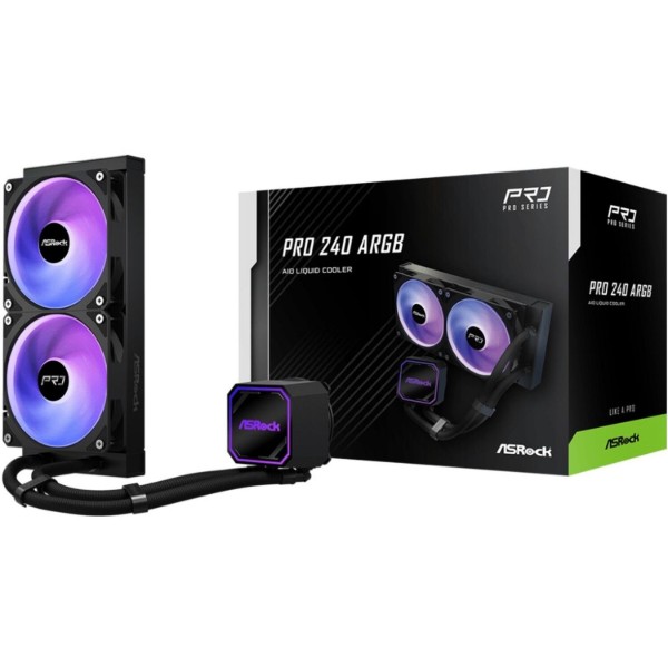 Фото - Водяная система охлаждения ASRock Pro 240 ARGB