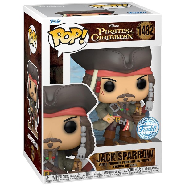 Фото - Коллекционная фигурка FUNKO POP! серии Пираты карибского моря - ДЖЕК ВОРОБЕЙ (81940)