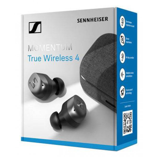 Фото - Наушники вкладыши беспроводные TWS Sennheiser Momentum True Wireless 4 Black (700365)