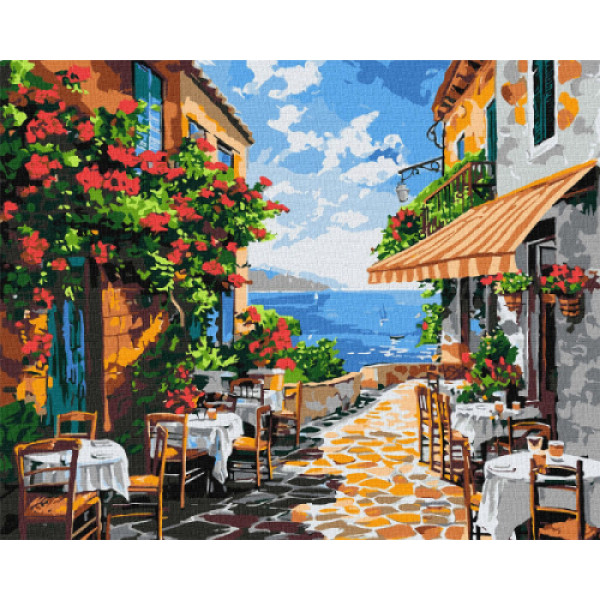 Фото - Картина за номерами Ideyka Тихий куточок 40х50 см (KHO3654)