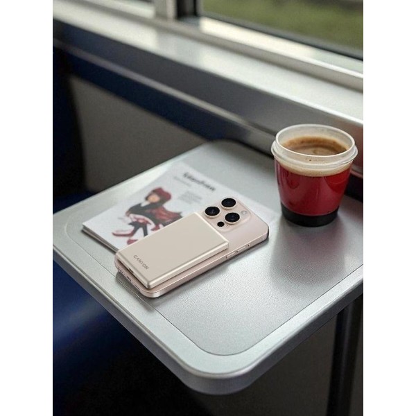 Фото - Батарея мобильная Canyon OnPower 505 slim Magsafe 5000 mAh PD20W Beige (CNS-CPB505BE)