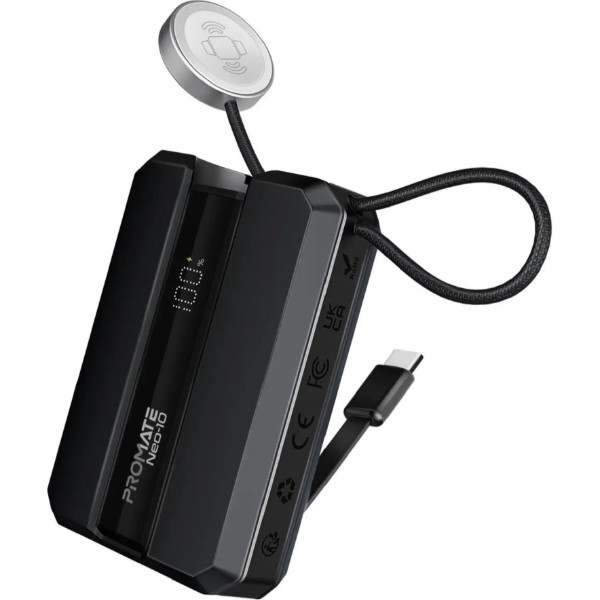 Фото - Батарея мобільна Promate 10000mAh (neo-10.black) Фото - Батарея мобільна Promate 10000mAh (neo-10.black)