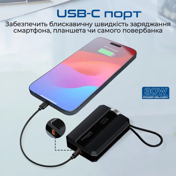 Фото - Батарея мобільна Promate 10000mAh (neo-10.black)