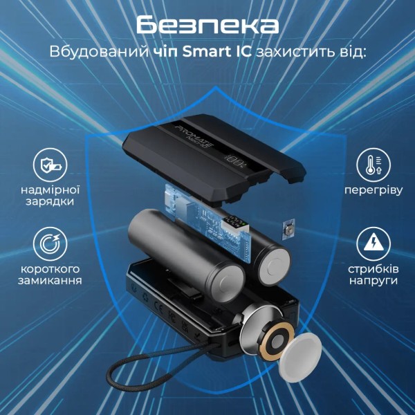 Фото - Батарея мобільна Promate 10000mAh (neo-10.black)