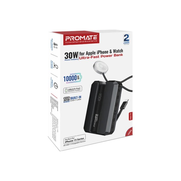 Фото - Батарея мобільна Promate 10000mAh (neo-10.black)