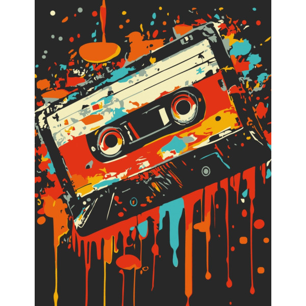 Фото - Картина за номерами ArtCraft Палітра звуку 40х50 см (12032-AC)