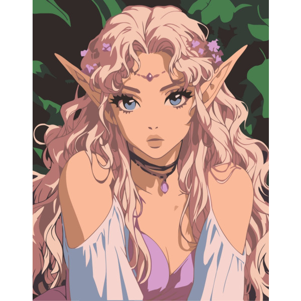 Фото - Картина за номерами ArtCraft Ельфійська принцеса 40х50 см (16131-AC)