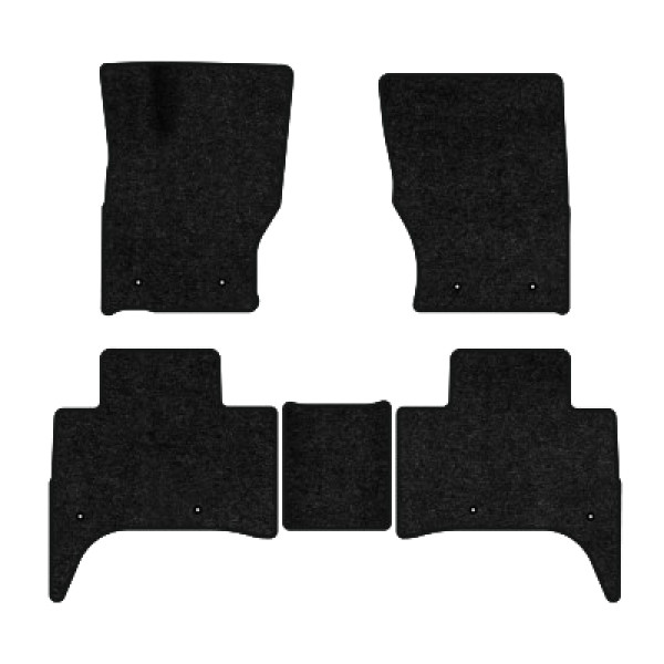 Фото - Килимки ворсові в салон авто EVAtech Standard для Land Rover Range Rover Sport (L494) 2013-2022 2 покоління SUV EU чорний кант (LR33640CD5LA8VEB)