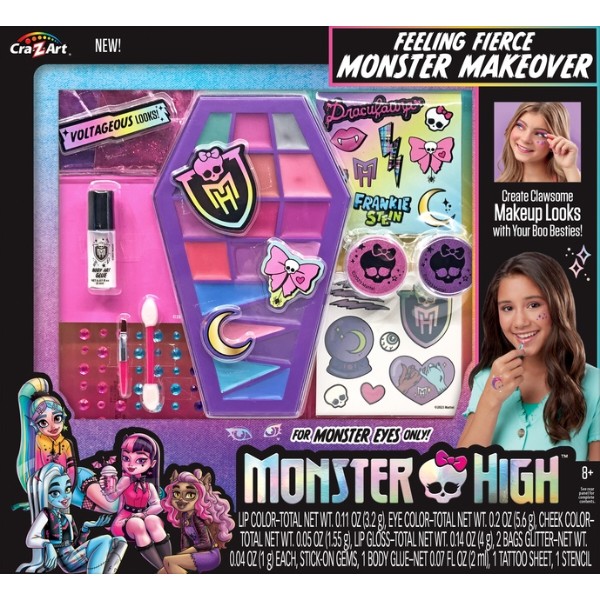 Фото - Набір косметики Cra-Z-Art Monster High Feeling Fierce Makeover (72208CRA)