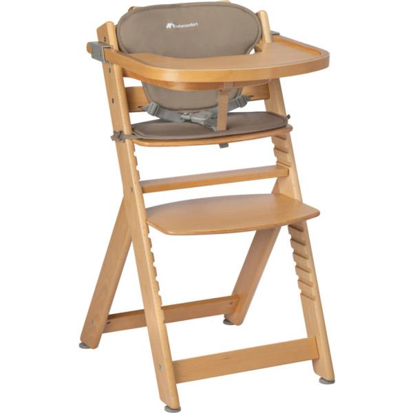 Фото - Стільчик для годування класичний Bebe Confort Timba Natural Wood/Beige