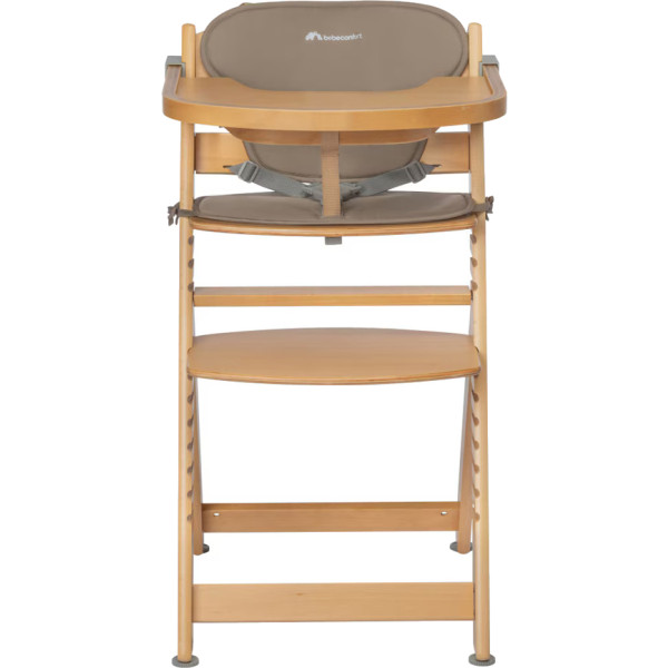 Фото - Стільчик для годування класичний Bebe Confort Timba Natural Wood/Beige