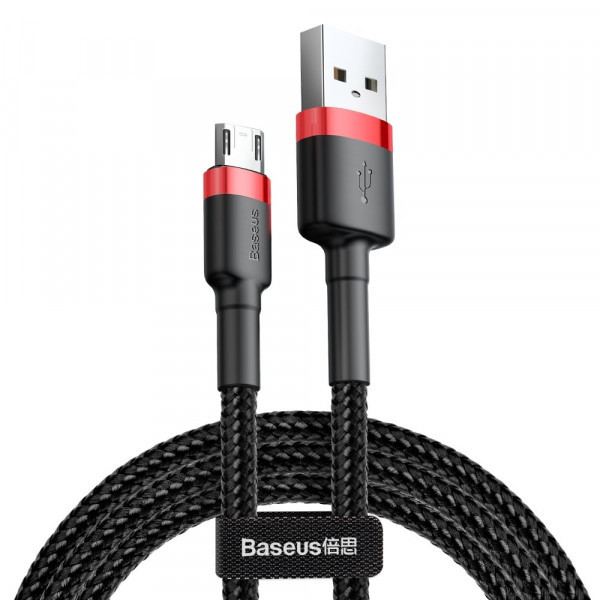 Фото - Кабель синхронізації даних Baseus USB 2.0 AM-MicroUSB M 3.0m (CAMKLF-H91)