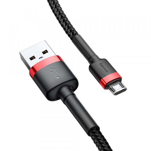 Фото - Кабель синхронізації даних Baseus USB 2.0 AM-MicroUSB M 3.0m (CAMKLF-H91)