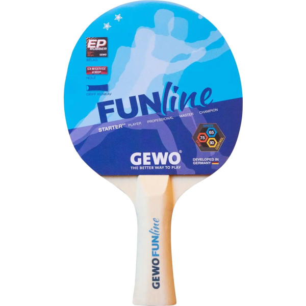 Фото - Набір для настільного тенісу Gewo Double-Fun + сітка Flexx (103360000)