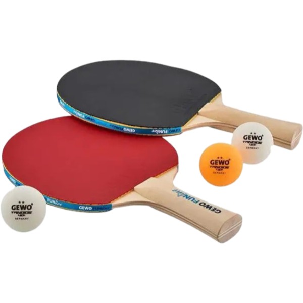 Фото - Набор для настольного тенниса Gewo Free Time 2 Bats 3 Balls Net (96970000)