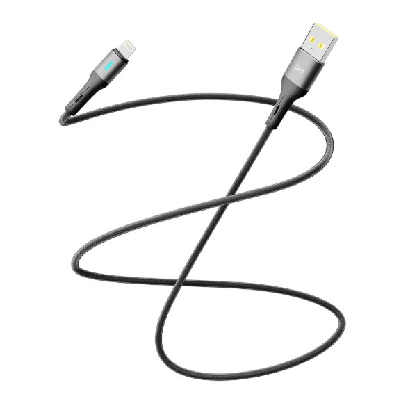 Фото - Кабель YOKI LED Lightning 2.4A 1.2m Black (YK-LE17)