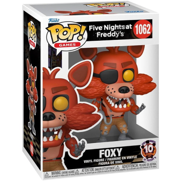 Фото - Колекційна фігурка FUNKO POP! серії 5 ночей з Фредді: 10 років - ФОКСІ (87115)