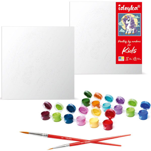 Фото - Картина за номерами Ideyka Чудове тигреня 25х25 см (KHO6259)