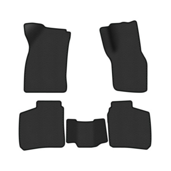 Фото - Килимки ворсові в салон авто EVAtech Premium для Volvo S40 (Right-hand Drive) 1996-2004 1 покоління Sedan EU чорний кант (VV33895CD5VPB)