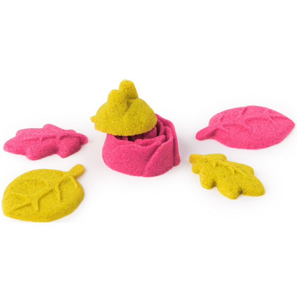 Фото - Кинетический песок Kinetic Sand СКАЗОЧНЫЕ ЦВЕТЫ (2 цвета, 227 г, акссес.) (71677)