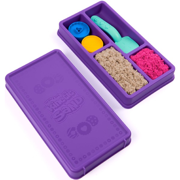 Фото - Кінетичний пісок Kinetic Sand КОЛІРНЕ ПЕЧИВО (2 кольори, 227 г, аксес.) (71678)