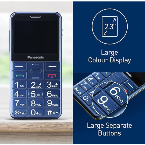 Фото - Мобильный телефон Panasonic KX-TU155EXCN Blue