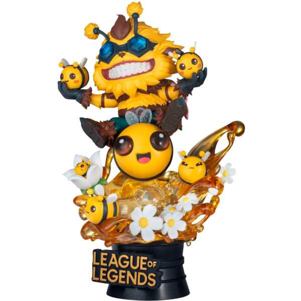 Фото - Коллекционная фигурка набор Beast Kingdom LEAGUE OF LEGENDS Diorama Stage-119 Beemo & BZZZiggs Set (D-Stage119)