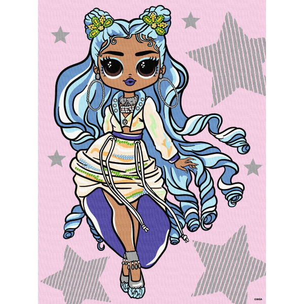 Фото - Картина по номерам Ideyka L.O.L. Surprise! O.M.G. Fashion show Missy Frost 30х40 см (KHO6273)