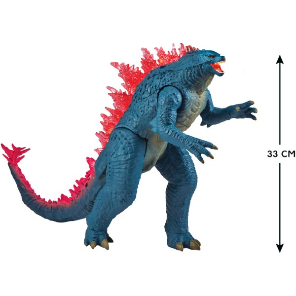 Фото - Фігурка міфічної істоти Godzilla vs. Kong МЕГАГОДЗИЛЛА ДЕЛЮКС З ПРОМІНЬОМ (33 cm, світло, звук) (35584)