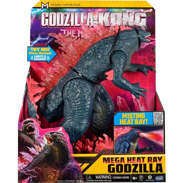 Фото - Фігурка міфічної істоти Godzilla vs. Kong МЕГАГОДЗИЛЛА ДЕЛЮКС З ПРОМІНЬОМ (33 cm, світло, звук) (35584)