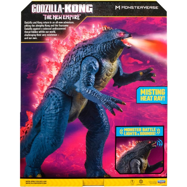 Фото - Фігурка міфічної істоти Godzilla vs. Kong МЕГАГОДЗИЛЛА ДЕЛЮКС З ПРОМІНЬОМ (33 cm, світло, звук) (35584)