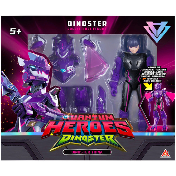 Фото - Тварина-трансформер Dinoster ТРІНА (20 см, з аксесуарів) (EU580836)