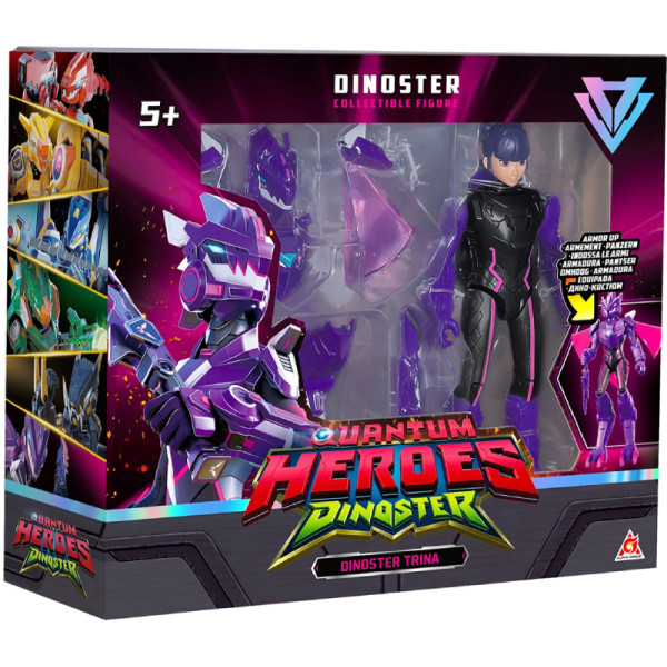 Фото - Тварина-трансформер Dinoster ТРІНА (20 см, з аксесуарів) (EU580836)