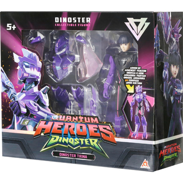 Фото - Тварина-трансформер Dinoster ТРІНА (20 см, з аксесуарів) (EU580836)