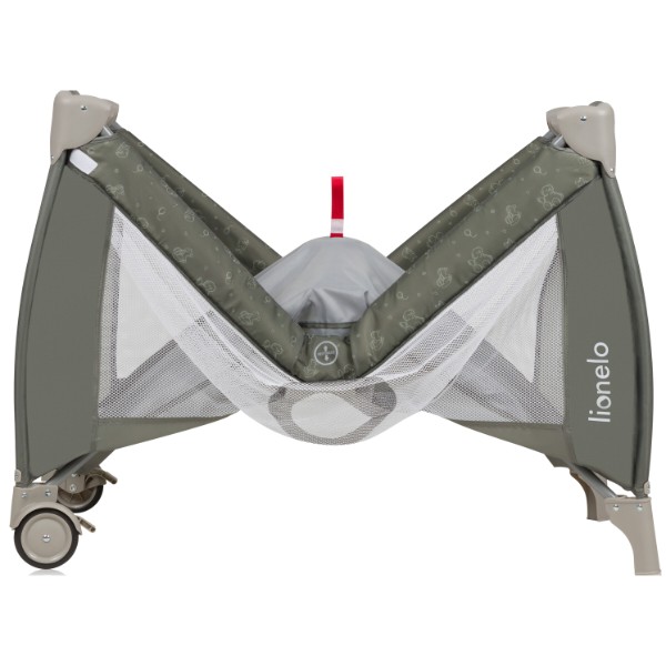 Фото - Манеж-ліжко Lionelo Sven Plus Beige Olive