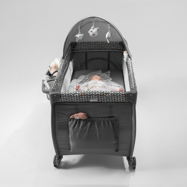Фото - Манеж-ліжко Lionelo Sven Plus Beige Olive