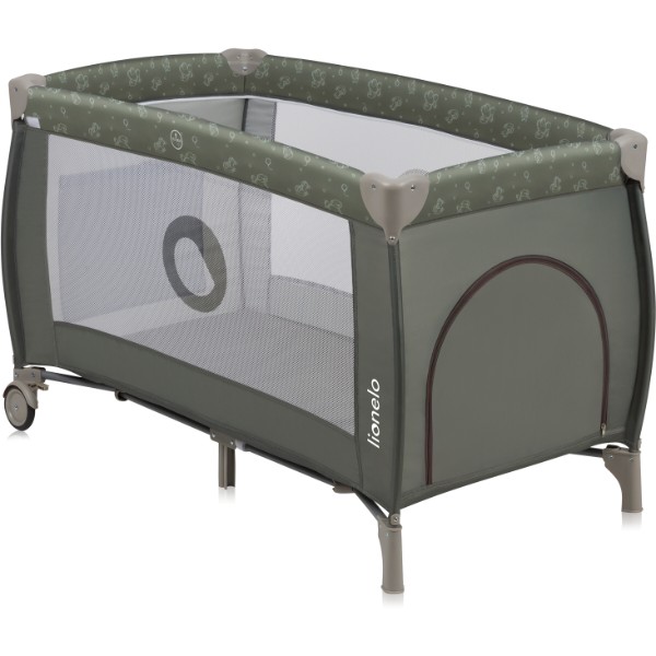Фото - Манеж-ліжко Lionelo Sven Plus Beige Olive