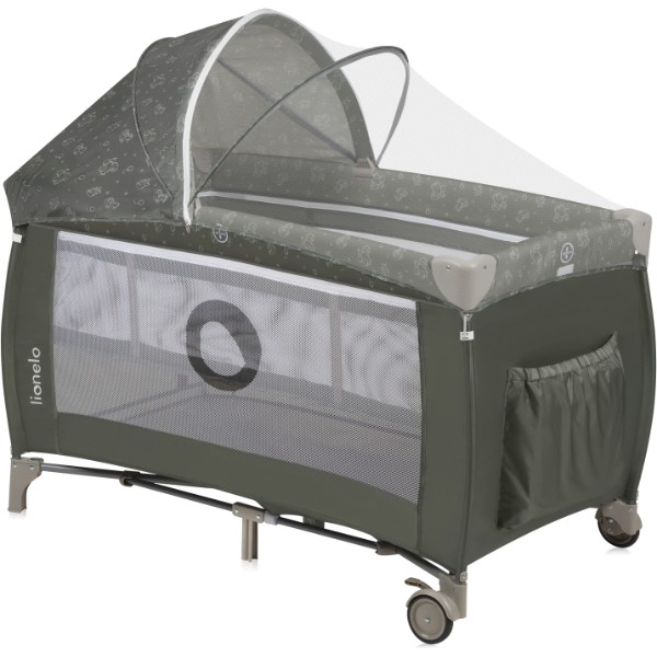 Фото - Манеж-ліжко Lionelo Sven Plus Beige Olive