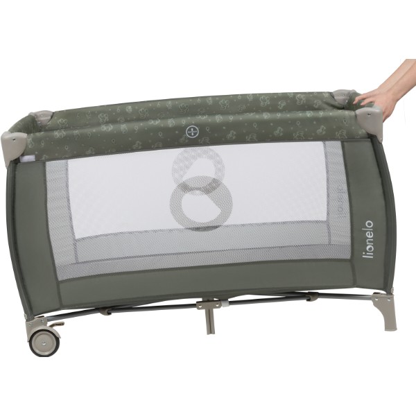 Фото - Манеж-ліжко Lionelo Sven Plus Beige Olive