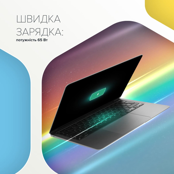 Фото - Мережевий зарядний пристрій Canyon Hexagon 65 GaN 65W 2xPD 1xQC EU Black (CND-CHAHEX65B)