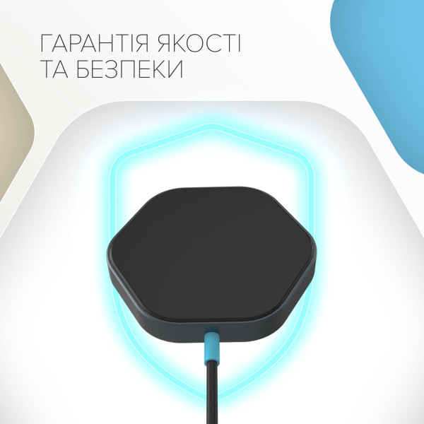 Фото - Бездротовий зарядний пристрій Canyon Hexagon 110 Dark Grey (CNS-WCS110)